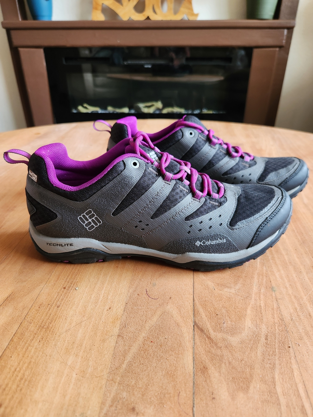 Columbia Women’s Grey and Purple Trail Shoes